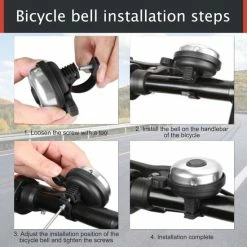 Groothandel ???? Zacro 2 Pack Fietsspiegel Ebike- Fietsbel- Veiligheidsspiegel- 360 Verstelbare En Draaibare Fietsspiegel Universeel- Zwart ✔️ -bike shop 550x550 607