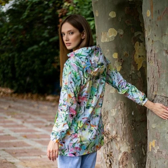 Beste Pirce ???? BiggDesign Faces - Dames Regenjas Waterdicht - Regenpak - Maat M ???? 9 Beste Pirce ???? BiggDesign Faces - Dames Regenjas Waterdicht - Regenpak - Maat M ???? - Afbeelding 7