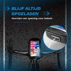 Beste Verkoop ???? Premium Commerce Telefoonhouder Fiets Waterdicht - Smartphone Houder - GSM Houder - Universeel - Incl. Opbergvak! ✔️ -bike shop 550x550 68