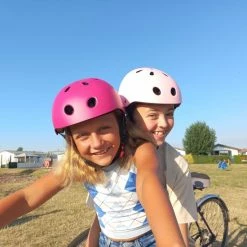 Goedkoop ???? Kinderfietshelm Pro Sport Lights - Skate Fietshelm Voor Kinderen - Matt Roze Pink - Kinderhelm 53 - 60 Cm ???? -bike shop 550x550 688