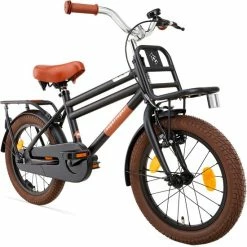 Nieuw ???? Supersuper Cooper - Kinderfiets - Jongensfiets - 16 Inch - Mat Zwart ????