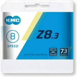 Top 10 ???? KMC Z8S - Fietsketting - 6/7/8 Speed - 114 Schakels - Zilver ???? -bike shop 550x555 2