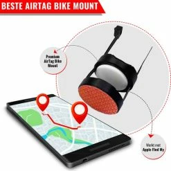 Top 10 ???? Fubzz Airtag Bike Mount Compatibel Met Apple AirTag Fietsmontage Reflector Antidiefstal Tracering Zwart Montagegereedschap Fiets AppleAirtag AirTag Fiets ⭐ -bike shop 550x556 1