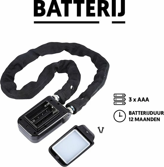 Uitgang ???? PIXMY Video & Photo PIXMY - 2-in-1 Fietsslot 80cm Met Alarm - Fietsslot Ketting Cijferslot Kettingslot - Fietsalarm 110db - Scooteralarm Scooterslot ???? 15 Uitgang ???? PIXMY Video & Photo PIXMY - 2-in-1 Fietsslot 80cm Met Alarm - Fietsslot Ketting Cijferslot Kettingslot - Fietsalarm 110db - Scooteralarm Scooterslot ???? - Afbeelding 13