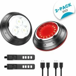 Beste Pirce ???? Merkloos Fietsverlichting Set - Voorlicht Koplamp - Achterlicht - Fietslamp - Fietsverlichting Flexibel Oplaadbaar - USB - Multifunctioneel - LED Waterdicht Duurzaam Huisdierverlichting - Halsbandverlichting ❤️