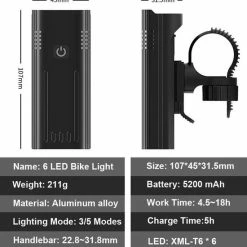 Aanbiedingen ???? NA Voorlicht- Fietslamp - Fietsverlichting USB Oplaadbaar - Fietsverlichting Led ⭐ -bike shop 550x565 1