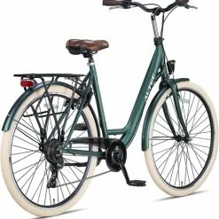 Flash-uitverkoop ???? Altec Metro Damesfiets 28 Inch 55cm Army Green 7v ???? -bike shop 550x571 4