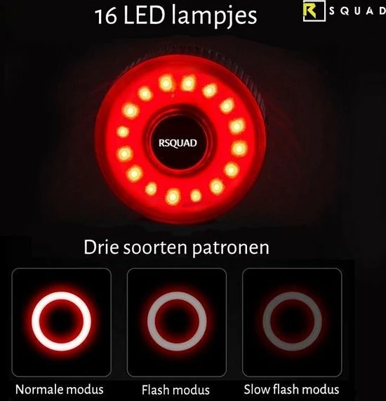 Beste Pirce ⭐ RSQUAD - Fietsverlichting USB Oplaadbaar - LED Achterlicht - Fietslicht - Rugzak LED Verlichting - Rond Achterlicht - Inclusief USB Kabel ???? 9 Beste Pirce ⭐ RSQUAD - Fietsverlichting USB Oplaadbaar - LED Achterlicht - Fietslicht - Rugzak LED Verlichting - Rond Achterlicht - Inclusief USB Kabel ???? - Afbeelding 7