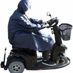 Goedkoop ???? C-Line Poncho Scootmobiel - Blauw - Reflecterend ???? -bike shop 550x582 4