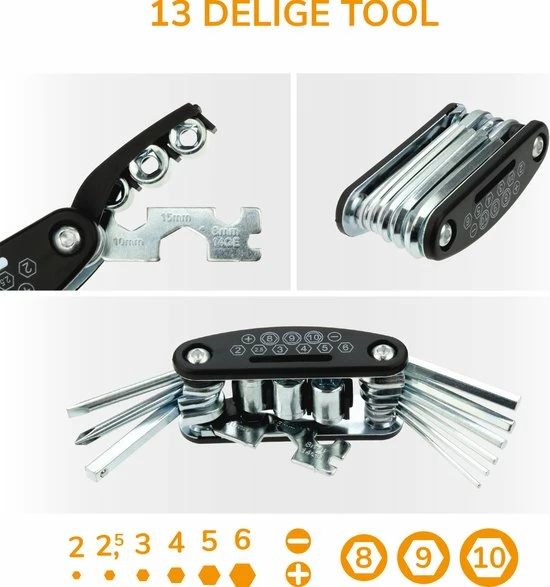 Top 10 ???? QY Fietstas - Met Fietspomp, Multitool En Bandenplakset Fietsgereedschap, Fietsreparatieset - Zwart ???? 11 Top 10 ???? QY Fietstas - Met Fietspomp, Multitool En Bandenplakset Fietsgereedschap, Fietsreparatieset - Zwart ???? - Afbeelding 9