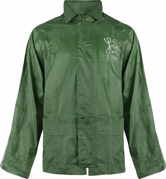 Gloednieuw ???? C-Line Regenpak Met Capuchon - Groen - Reflecterend - Nieuw Model - Kinder Maat 134/140 ???? 15 Gloednieuw ???? C-Line Regenpak Met Capuchon - Groen - Reflecterend - Nieuw Model - Kinder Maat 134/140 ???? - Afbeelding 13