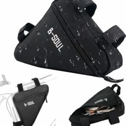 Beste Pirce ✔️ Merkloos Fiets Frame Tas - Driehoek Opbergtas - Frametas Racefiets - Fietstas Stuur / Zadel - Wielrennen - Fietsframe Opbergtas - Waterproof ???? -bike shop 550x597