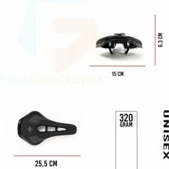 Top 10 ???? Voltano MTB Mountainbike Fietszadel Unisex Zwart Met Uitsparing - 100% Waterdicht ???? -bike shop 550x600 1