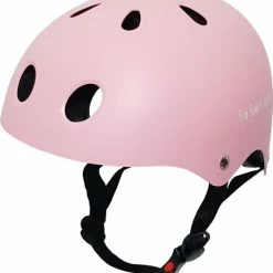 Goedkoop ???? Kinderfietshelm Pro Sport Lights - Skate Fietshelm Voor Kinderen - Matt Roze Pink - Kinderhelm 53 - 60 Cm ????