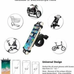 Gloednieuw ???? Opline Telefoonhouder Fiets B2 | Stevige Fietshouder Telefoon | Schokbestenndige Telefoon Houder Voor Smartphones Scooter | Geschikt Voor: IPhone 7 / 8 / SE 2020| Fietshouder | FIets Telefoon Houder | Steun | Houder Fiets Telefoon | Fietstas ✨ -bike shop 550x615 4