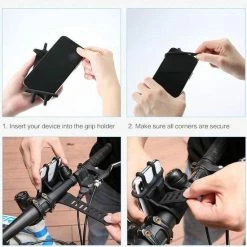 Nieuw ⌛ Case2go - Universele Telefoonhouder Fiets - 4 Tot 6.5 Inch - Grijs ???? -bike shop 550x625