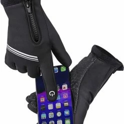 Beste deal ⌛ Wheel Up Fiets Handschoenen | MTB Handschoenen | Wielren Handschoenen | Winter | Lang | Zwart ???? -bike shop 550x638