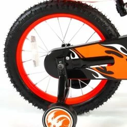 Goedkoopste ???? Volare Motorbike Kinderfiets - Jongens - 16 Inch - Oranje - 95% Afgemonteerd ???? -bike shop 550x645 1