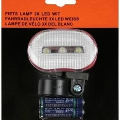 Nieuw ⭐ Benson Fietslamp Voor 3 X LED Wit ???? -bike shop 550x658