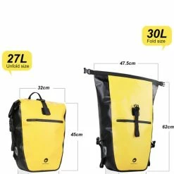 Beste Pirce ???? RHINOWALK Fietstas - Rugzak - Rolltop - Schoudertas - Schooltas - Volledig Waterdicht 27L ???? 13 Beste Pirce ???? RHINOWALK Fietstas - Rugzak - Rolltop - Schoudertas - Schooltas - Volledig Waterdicht 27L ???? -bike shop 550x670 2