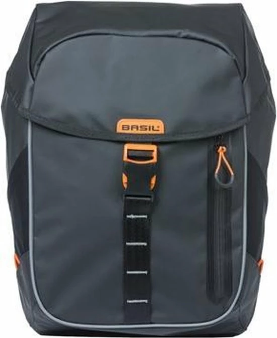 Begroting ✨ Basil Miles Tarpaulin Fietsrugzak - Enkele Fietstas - Zwart - 17 Liter ???? 4 Begroting ✨ Basil Miles Tarpaulin Fietsrugzak - Enkele Fietstas - Zwart - 17 Liter ???? - Afbeelding 2