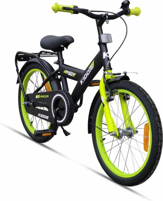 Begroting ???? Kinderfiets Kiddie Boy 18'' Black/Green ???? 4 Begroting ???? Kinderfiets Kiddie Boy 18'' Black/Green ???? - Afbeelding 2