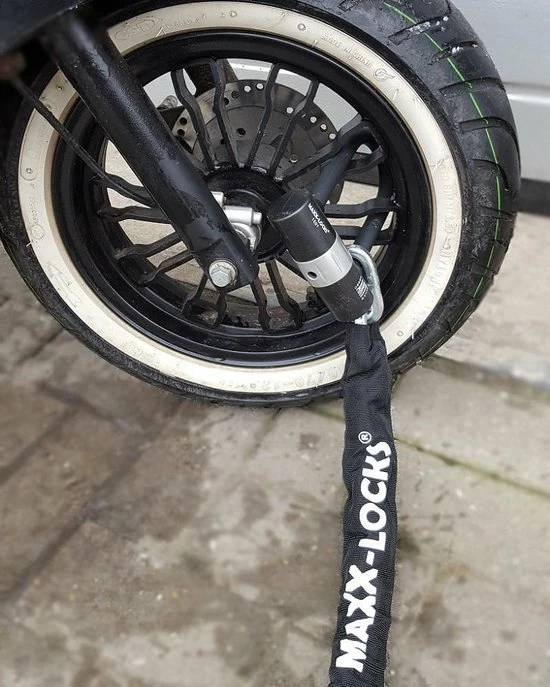 Coupon ???? Maxx-Locks Tirau Scooterslot / Motorslot ART 4 Kettingslot + Loop - 120cm ???? 7 Coupon ???? Maxx-Locks Tirau Scooterslot / Motorslot ART 4 Kettingslot + Loop - 120cm ???? - Afbeelding 5