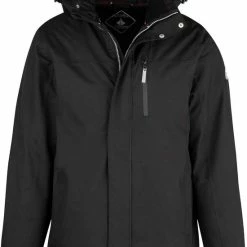 Beste deal ???? BJ?RNSON BJ RNSON Kick Regenjas / Winterjas Heren - Waterdicht - Maat 4XL - Zwart ????