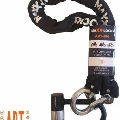 Coupon ???? Maxx-Locks Tirau Scooterslot / Motorslot ART 4 Kettingslot + Loop - 120cm ????