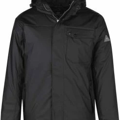 Gloednieuw ???? BJØRNSON Regn PU Regenjas / Winterjas Heren - Waterdicht - Maat XL - Zwart ????