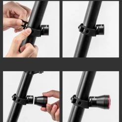 Nieuw ???? Rockbros Slim Fiets Achterlicht, Automatische Rem Sensor, IPx6 Waterdicht LED, Via USB Opladen, Met Zadelbevestiging, Slimme Fietsverlichting ❤️ -bike shop 550x717