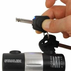 Korting ???? Stahlex Kettingslot 302 Art*** 10 X 1400 Mm Zwart ???? -bike shop 550x719