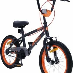 Begroting ???? Amigo Danger - BMX Fiets 16 Inch - Fietscross Voor Jongens En Meisjes - Zwart/Oranje ???? -bike shop 550x721 3