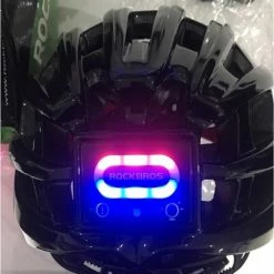 Aanbiedingen ???? MTB Helm Met Verlichting | E-bike | Pro Fietshelm Met Verlichting | Licht Van Gewicht | Ingebouwde Led Lamp Als Voorlicht + Zijlicht En Achterlicht > Sport Lights, Blauw , Merk Rockbros ???? -bike shop 550x725