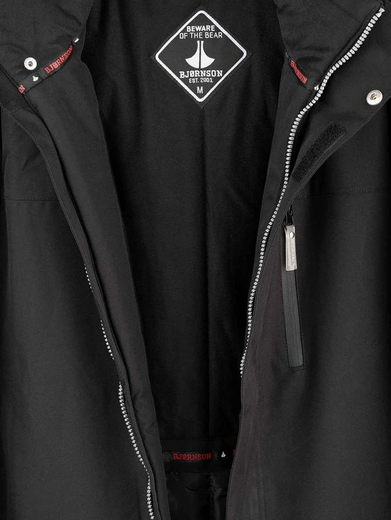 Hete verkoop ???? BJ?RNSON BJ RNSON Kick Regenjas / Winterjas Heren - Waterdicht - Maat XL - Zwart ???? 9 Hete verkoop ???? BJ?RNSON BJ RNSON Kick Regenjas / Winterjas Heren - Waterdicht - Maat XL - Zwart ???? - Afbeelding 7