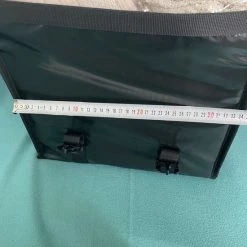 Korting ???? BayNL- Waterdicht - Dubbele - Bisonyl - Fietstas- Reflectoren - Grijs En Rood – 34cmX16.2cmX32cm=35 Liter ???? -bike shop 550x733 17