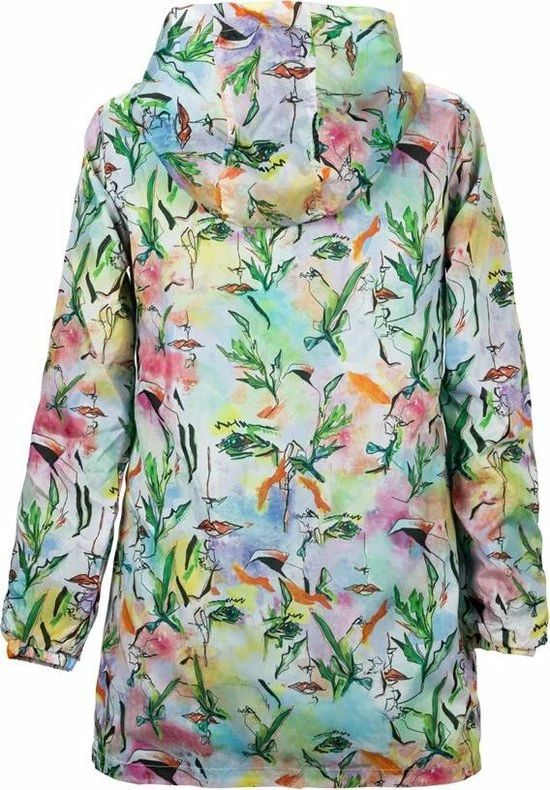 Beste Pirce ???? BiggDesign Faces - Dames Regenjas Waterdicht - Regenpak - Maat M ???? 4 Beste Pirce ???? BiggDesign Faces - Dames Regenjas Waterdicht - Regenpak - Maat M ???? - Afbeelding 2