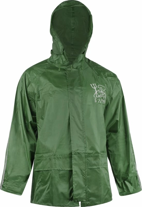 Gloednieuw ???? C-Line Regenpak Met Capuchon - Groen - Reflecterend - Nieuw Model - Kinder Maat 134/140 ???? 14 Gloednieuw ???? C-Line Regenpak Met Capuchon - Groen - Reflecterend - Nieuw Model - Kinder Maat 134/140 ???? - Afbeelding 12