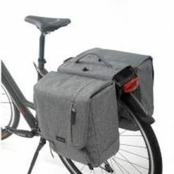 Aanbiedingen ✔️ New Looxs Nova Afneembare Dubbele Fietstas - 32 Liter Grijs ???? -bike shop 550x814