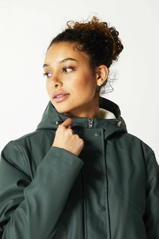 Uitgang ???? America Today Janice Teddy - Dames Regenjas - Maat L ???? 5 Uitgang ???? America Today Janice Teddy - Dames Regenjas - Maat L ???? - Afbeelding 3