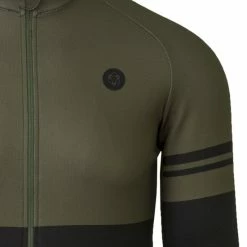 Begroting ???? AGU Duo Fietsshirt Lange Mouwen Essential Heren - Army Green - Maat L ???? -bike shop 550x830 12